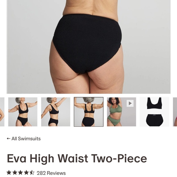 ISO Youswim Eva or Aplomb High Waist Bottoms in Black - Picture 4 of 4